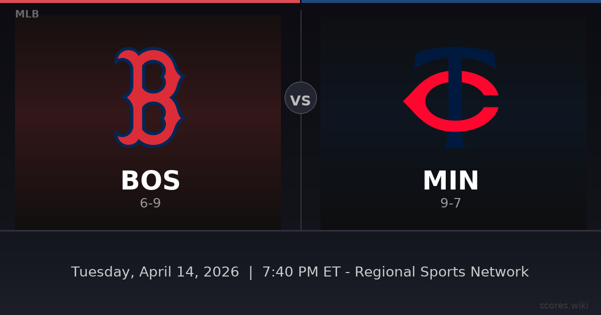 Boston Red Sox vs Minnesota Twins