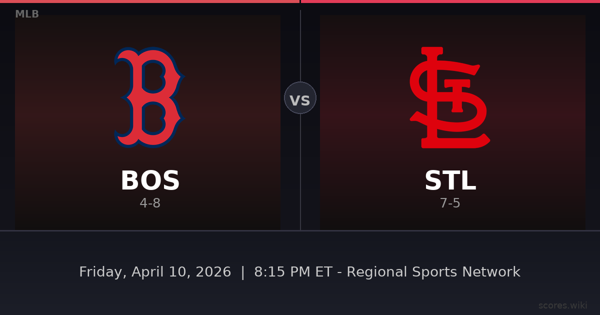 Boston Red Sox vs St. Louis Cardinals