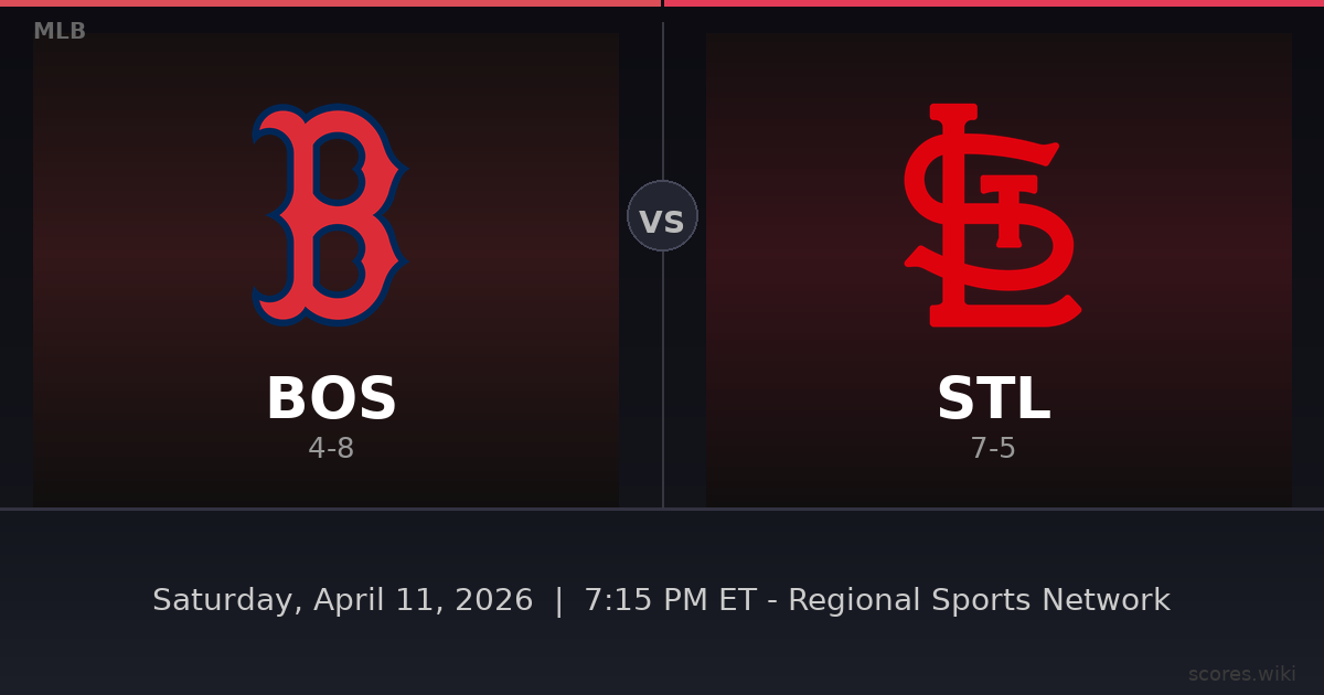 Boston Red Sox vs St. Louis Cardinals