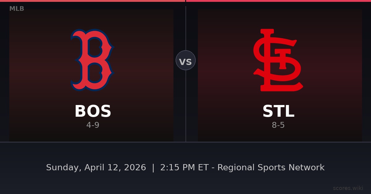 Boston Red Sox vs St. Louis Cardinals