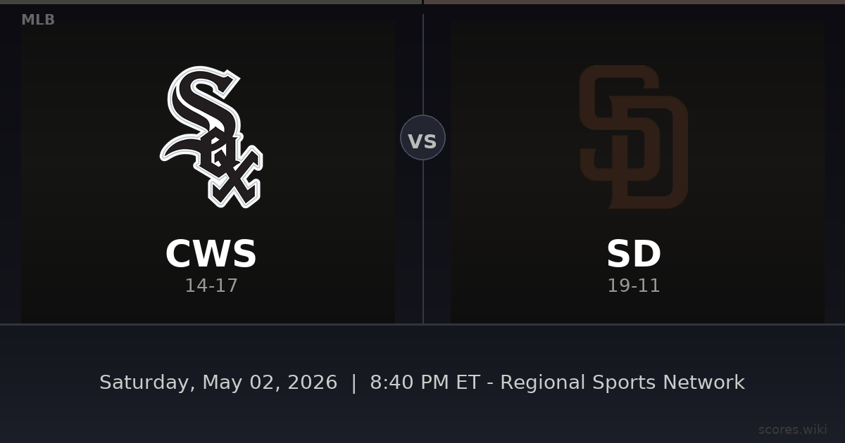 Chicago White Sox vs San Diego Padres