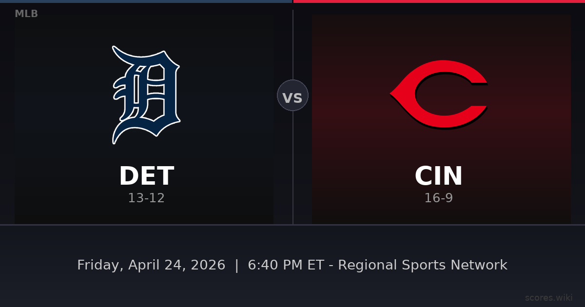 Detroit Tigers vs Cincinnati Reds
