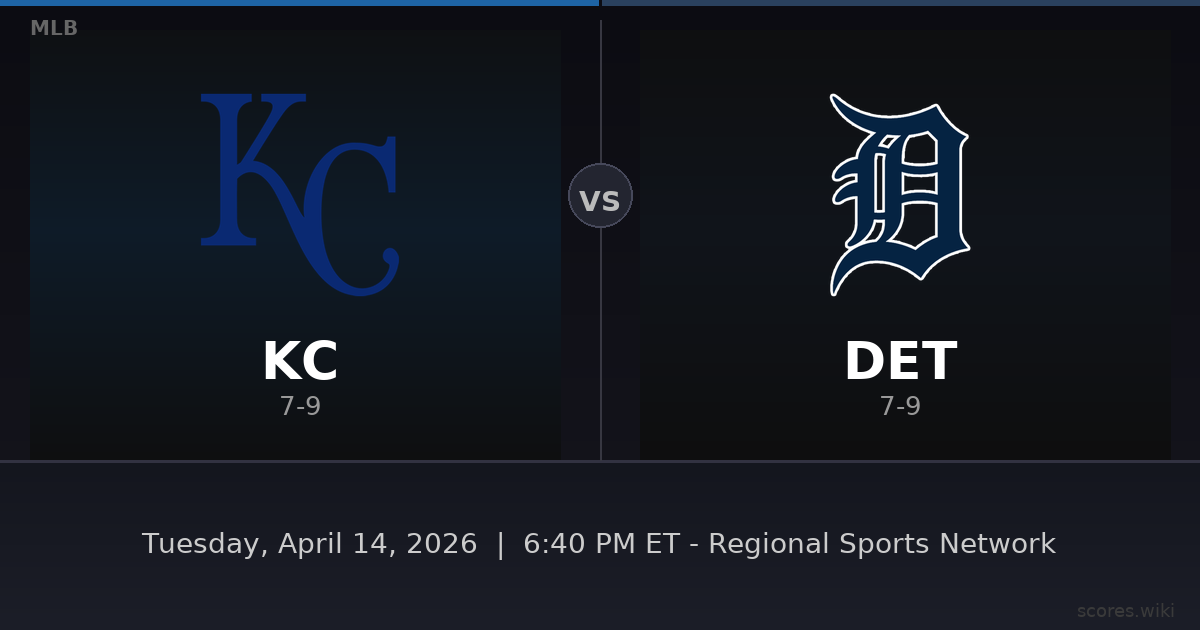 Kansas City Royals vs Detroit Tigers