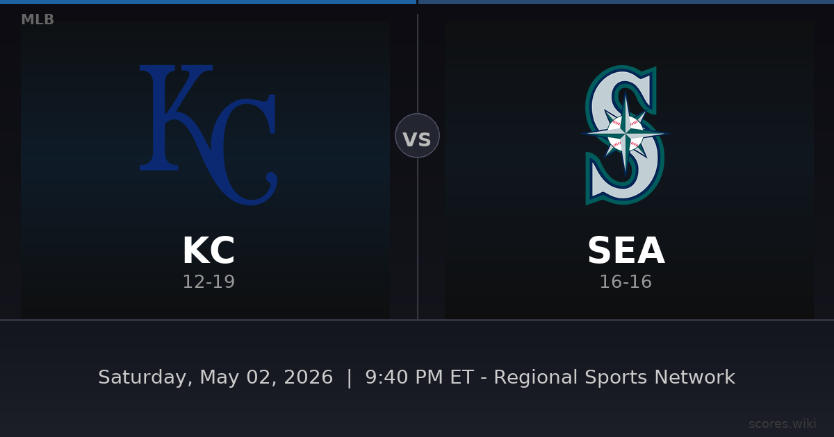 Kansas City Royals vs Seattle Mariners