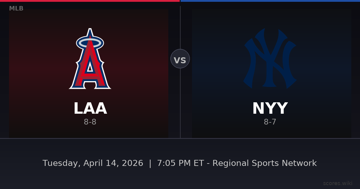 Los Angeles Angels vs New York Yankees