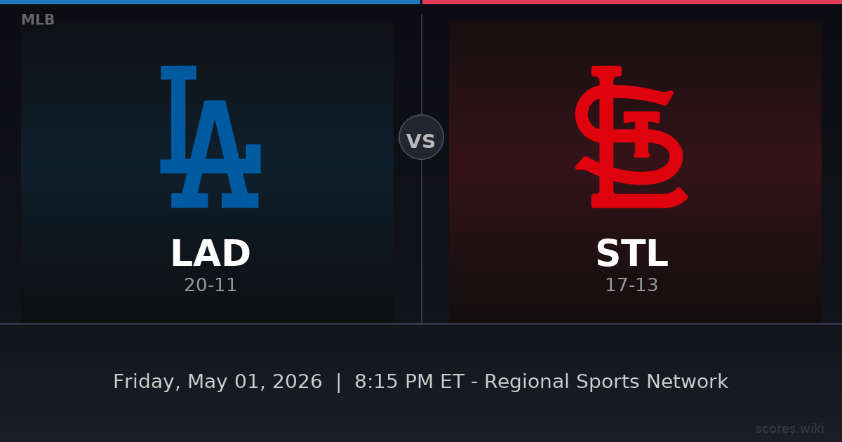 Los Angeles Dodgers vs St. Louis Cardinals