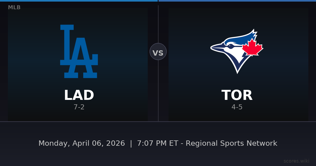 Los Angeles Dodgers vs Toronto Blue Jays