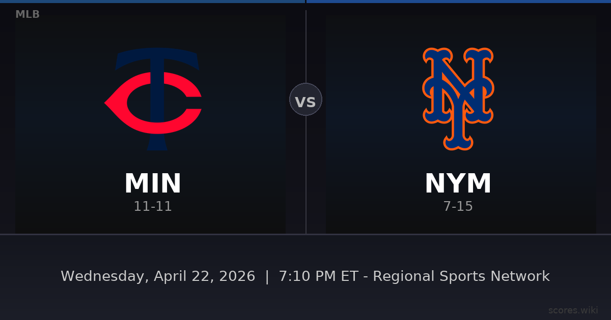 Minnesota Twins vs New York Mets