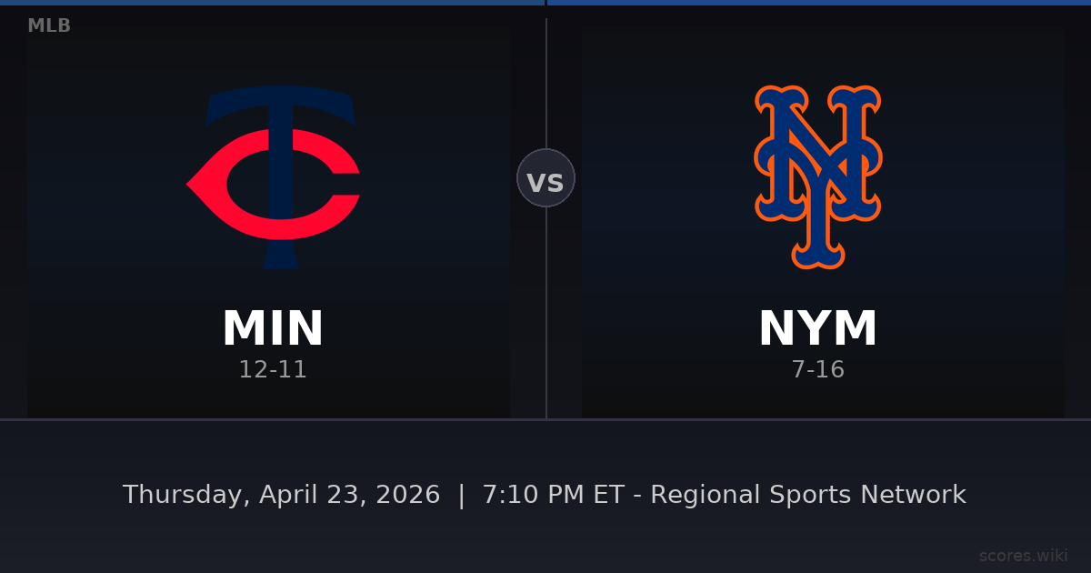 Minnesota Twins vs New York Mets