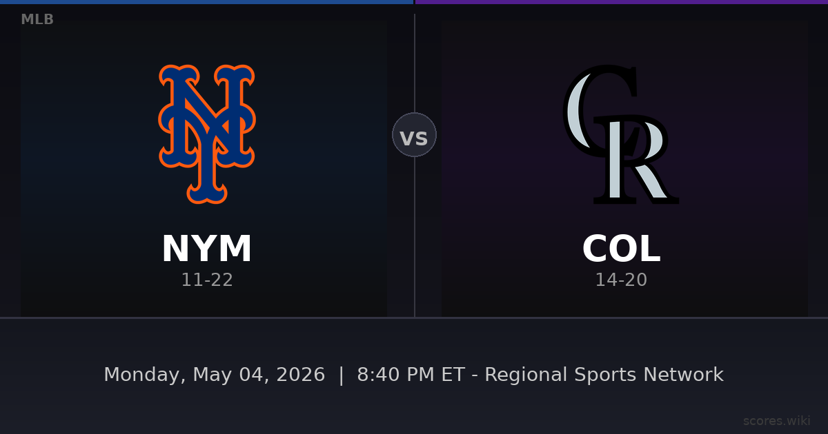 New York Mets vs Colorado Rockies
