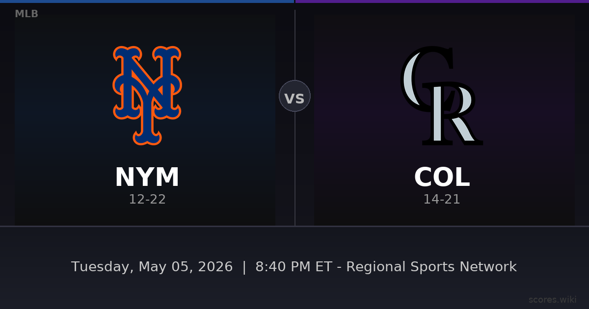 New York Mets vs Colorado Rockies