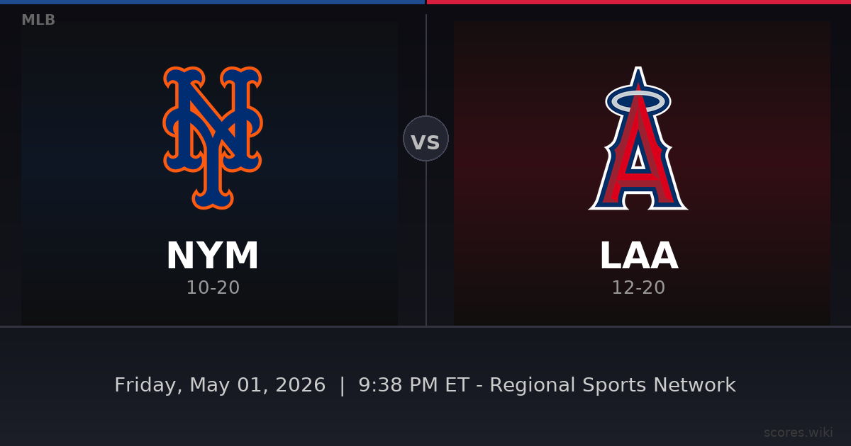 New York Mets vs Los Angeles Angels