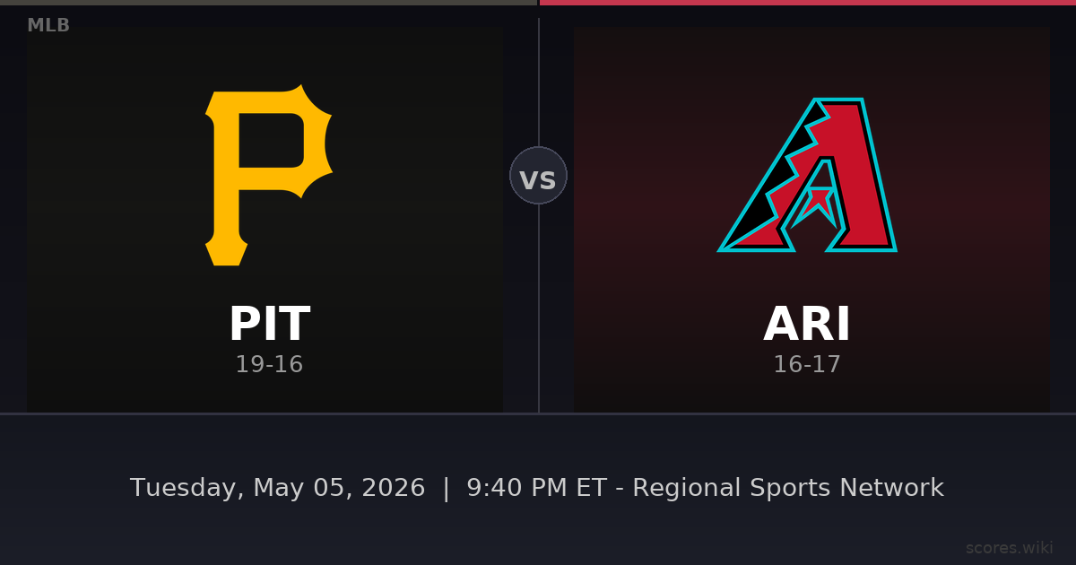 Pittsburgh Pirates vs Arizona Diamondbacks