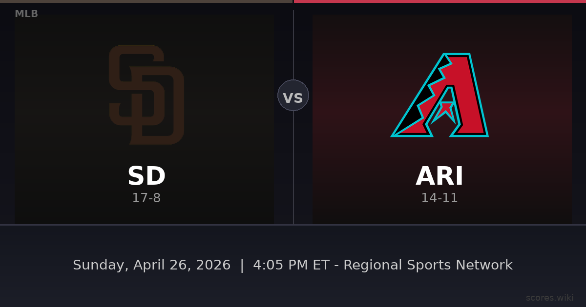 San Diego Padres vs Arizona Diamondbacks
