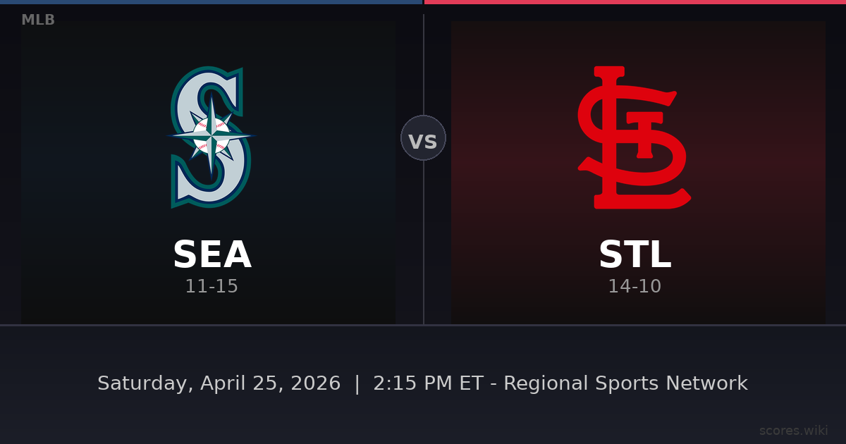 Seattle Mariners vs St. Louis Cardinals