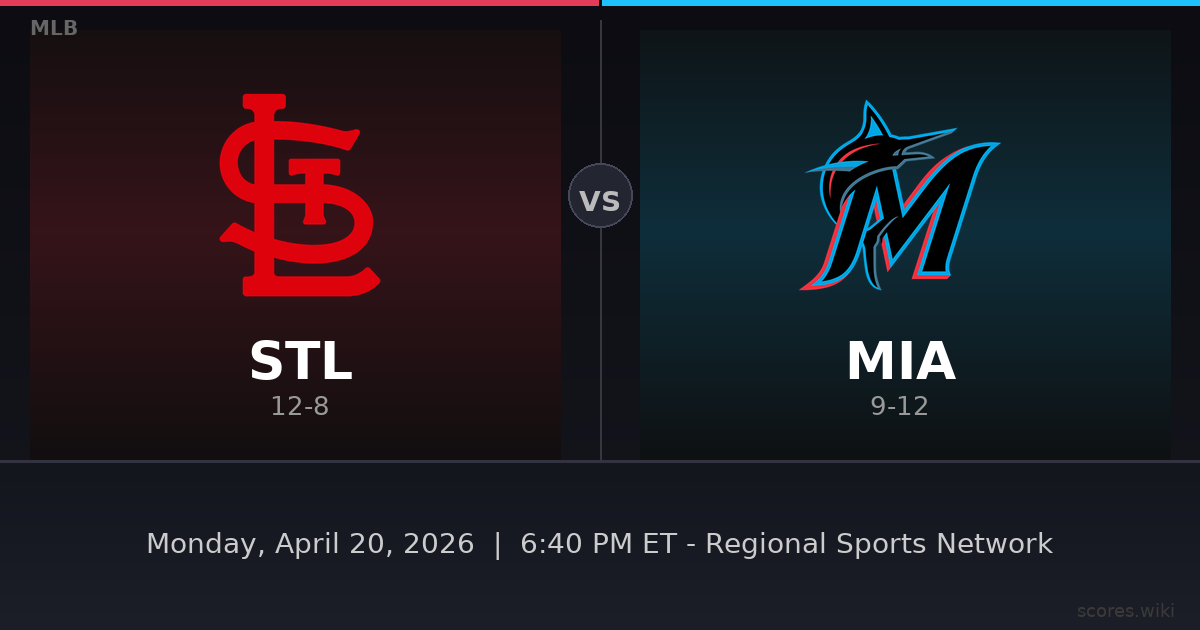 St. Louis Cardinals vs Miami Marlins