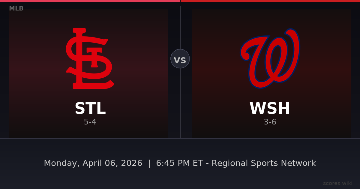 St. Louis Cardinals vs Washington Nationals
