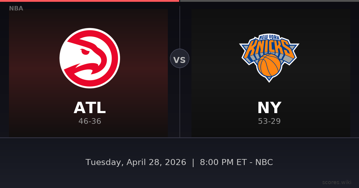 Atlanta Hawks vs New York Knicks