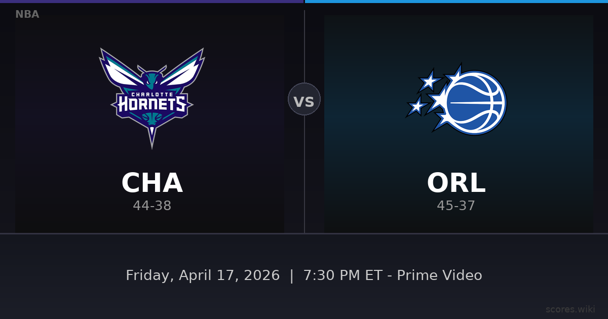Charlotte Hornets vs Orlando Magic