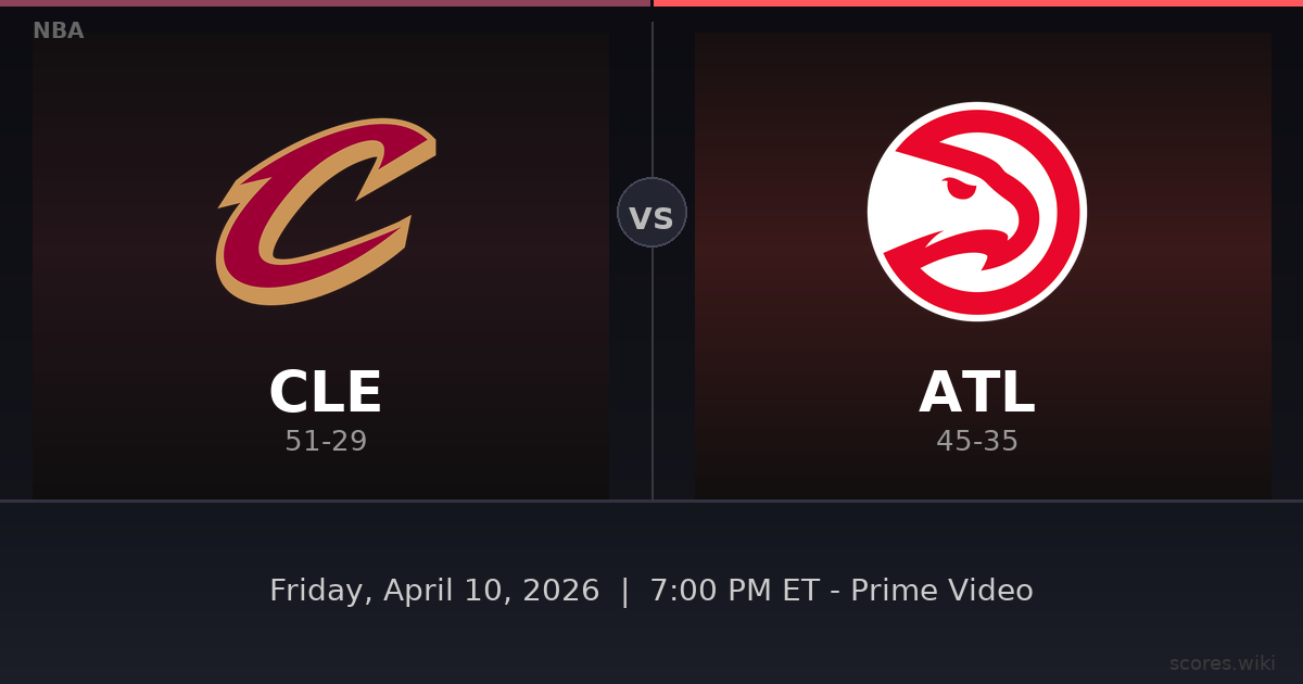 Cleveland Cavaliers vs Atlanta Hawks