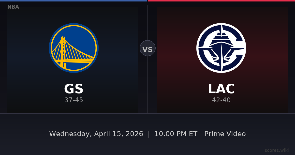 Golden State Warriors vs LA Clippers