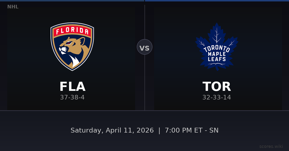 Florida Panthers vs Toronto Maple Leafs