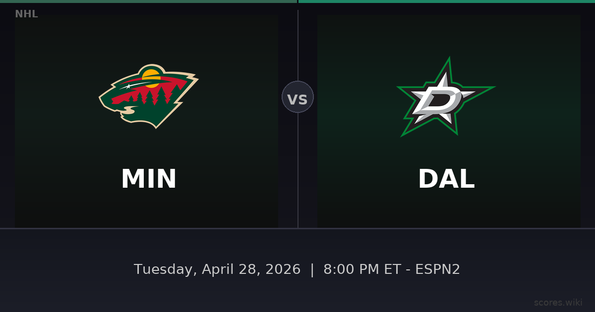 Minnesota Wild vs Dallas Stars