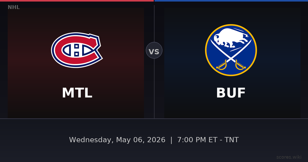 Montréal Canadiens vs Buffalo Sabres