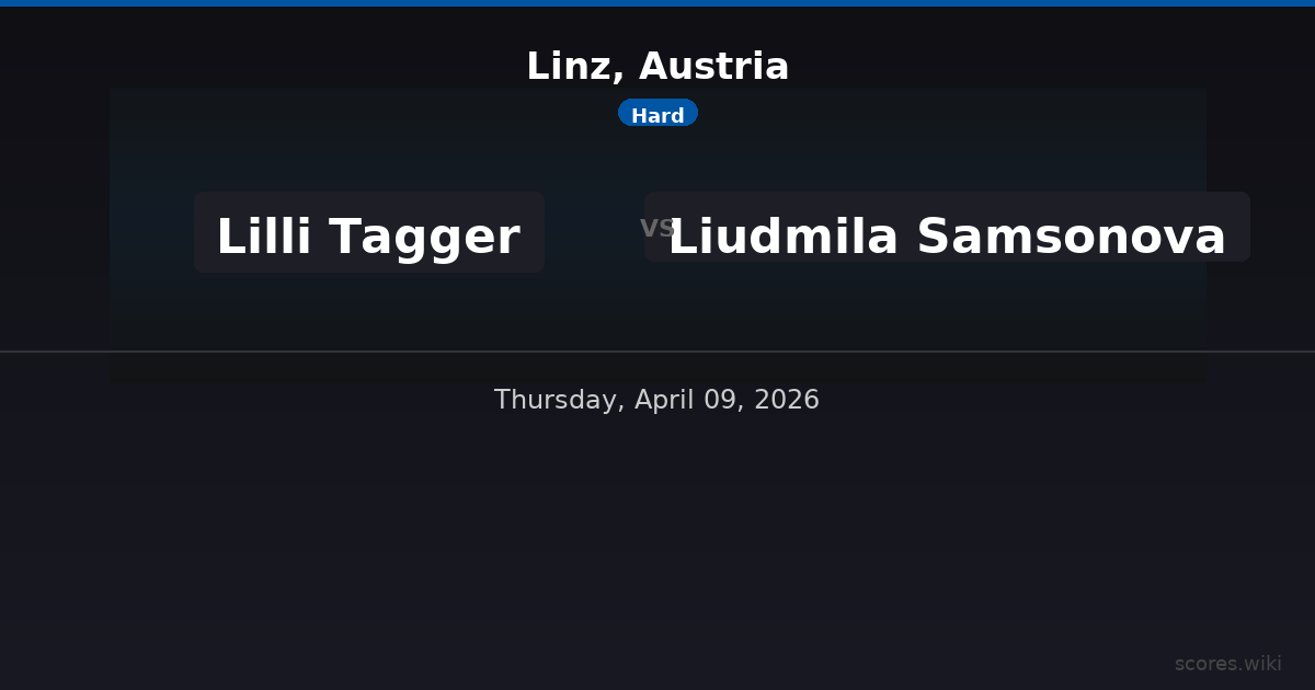 Linz, Austria - Lilli Tagger vs Liudmila Samsonova