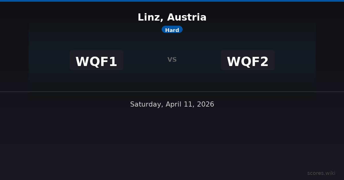 Linz, Austria - WQF1 vs WQF2