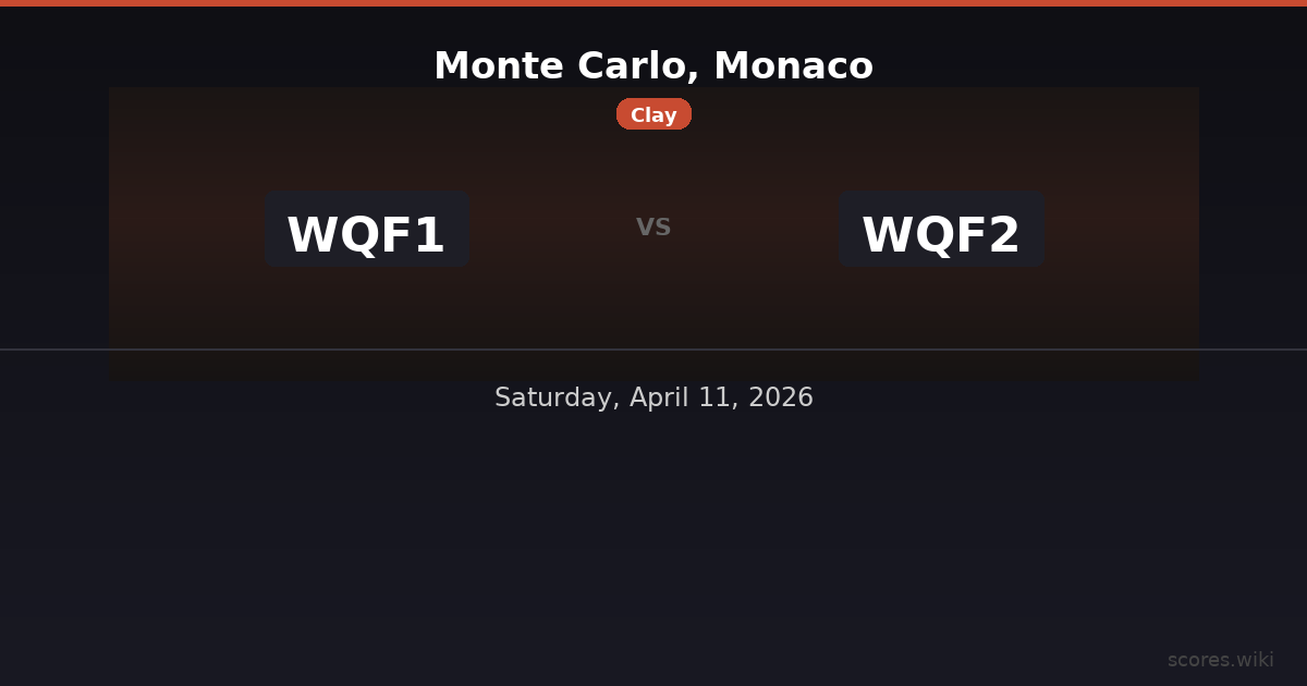Monte Carlo, Monaco - WQF1 vs WQF2